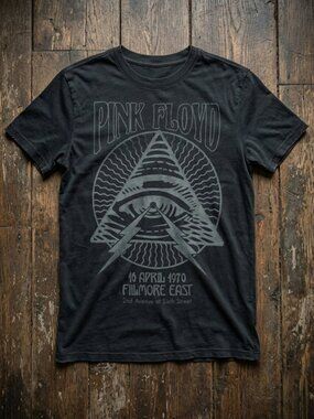 Pink Floyd Fillmore East 1970 Vintage Rock Band Tee Retro Psychedelic Shirt